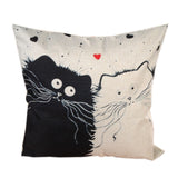 Cat Pen & Ink Style Cartoon Throw-Pillow Covers!