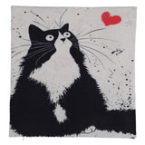 Cat Pen & Ink Style Cartoon Throw-Pillow Covers!
