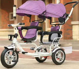 Twin  Stroller Tricycle - Swivel Seat