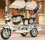 Twin  Stroller Tricycle - Swivel Seat