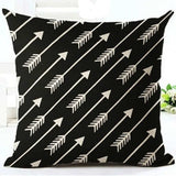 Black and White Patterned Pillow Covers