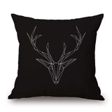 Black and White Patterned Pillow Covers