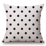 Black and White Patterned Pillow Covers