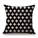 Black and White Patterned Pillow Covers