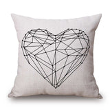 Black and White Patterned Pillow Covers