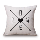 Black and White Patterned Pillow Covers