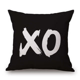 Black and White Patterned Pillow Covers