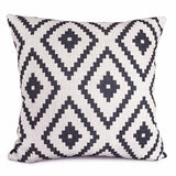 Black and White Patterned Pillow Covers