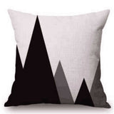Black and White Patterned Pillow Covers