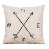 Black and White Patterned Pillow Covers