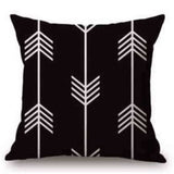Black and White Patterned Pillow Covers
