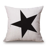 Black and White Patterned Pillow Covers