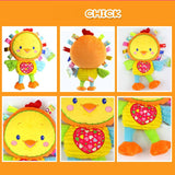 Cute Animal  Plush  Baby  Rattle