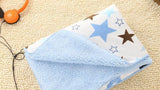 White Star Fleece Swaddle Blanket