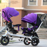 Reversible Tricycle Twin Stroller
