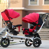 Reversible Tricycle Twin Stroller
