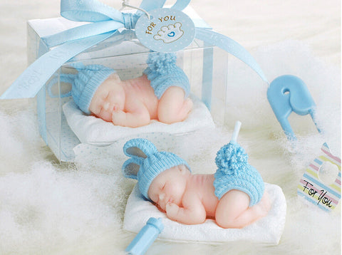 Sleeping Baby Candle - Baby Shower Gifts